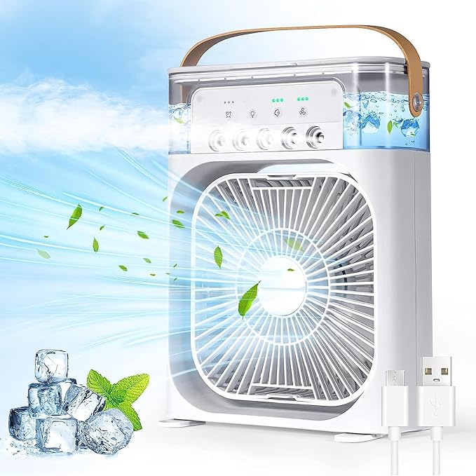 Enfriador Ventilador Aire Acondicionado LED